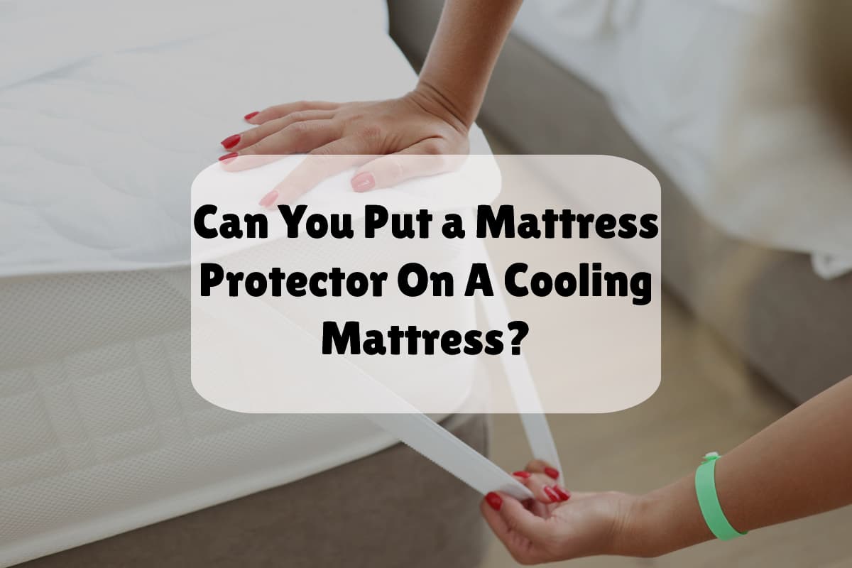 do you put mattress protector over electric blanket